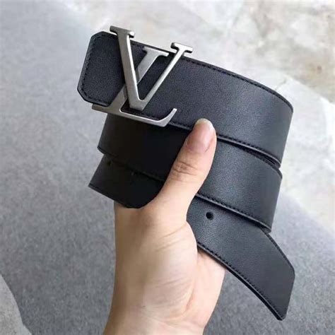 lv mens black belt|louis vuitton belt men sale.